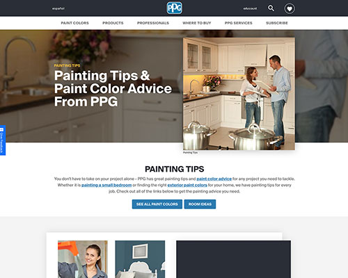PPG Paints website